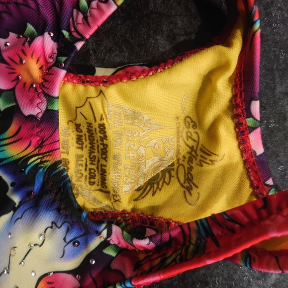 Ed Hardy Baby girl 2 piece bikini, size 2-3 - Picture 6 of 10